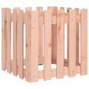 vidaXL Plantekasse med gjerdedesign 50x50x50 cm heltre douglasgran