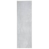 vidaXL Teppe HUARTE kort luv mykt og vaskbart grå 80x250 cm