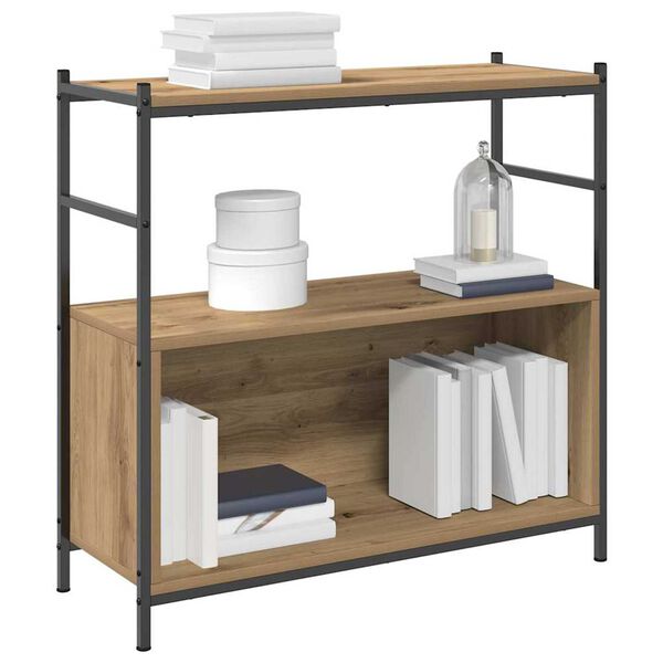 vidaXL Bokhylle artisan eik 80 x 30 x 78.5 cm Konstruert tre