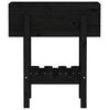 vidaXL Hageplantekasse svart 62x30x69 cm heltre furu