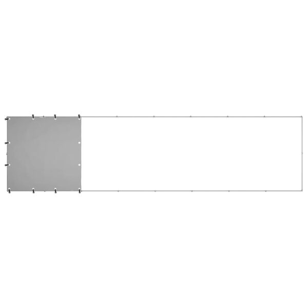 vidaXL Hundegård sølv 4,84 m² stål