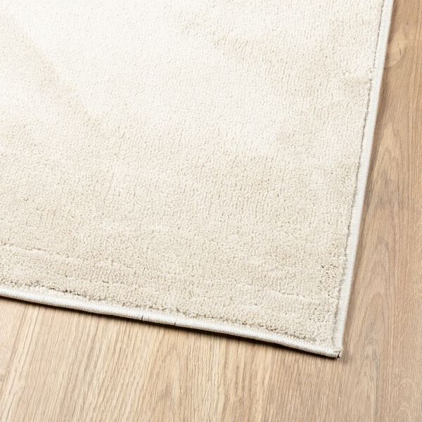 vidaXL Teppe OVIEDO kort luv beige 80x200 cm