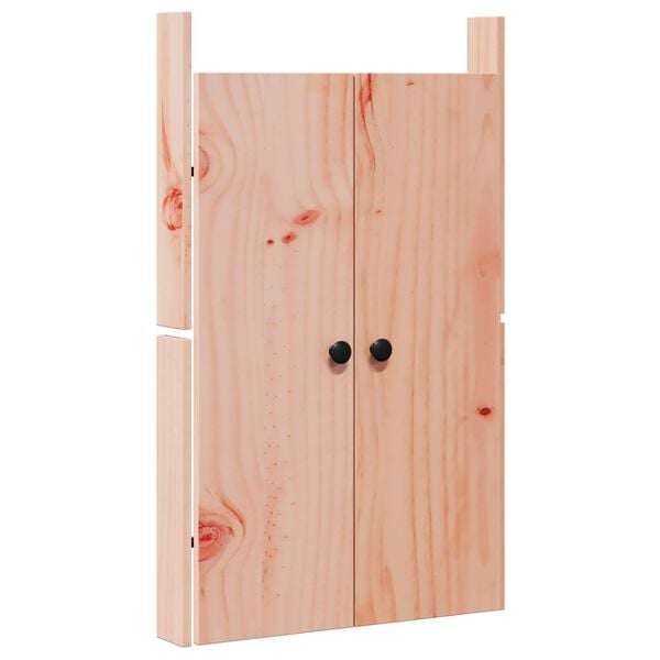 vidaXL Kj&oslash;kkend&oslash;r MEPPEL Brun 50 x 9 x 82 cm heltre douglasgran