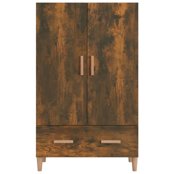 vidaXL Highboard r&oslash;kt eik 70x31x115 cm konstruert tre