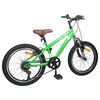 vidaXL Kids Mountain Bike 20 Tommer 6-Speed for 5-8 &aring;r gamle gr&oslash;nn