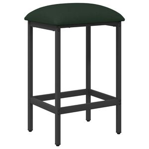 vidaXL Barstol M&oslash;rkegr&oslash;nn 40 x 32 x 74 cm Konstruert tre