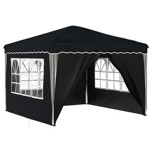 vidaXL Pop-up Festtelt 288 x 288 x 245 cm Antrasitt Oxford Stoff