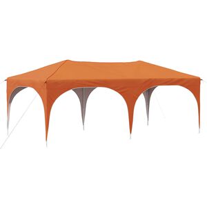 vidaXL Pop-up Festtelt 575 x 288 x 245 cm Oransje Oxford Stoff