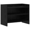 vidaXL TV-skap 60 x 33 x 47 cm Svart eik Konstruert tre
