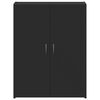 vidaXL Arkivskap svart 60x32x77,5 cm konstruert tre