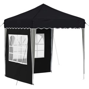 vidaXL Pop-up Festtelt 195 x 195 x 245 cm Antrasitt Oxford Stoff