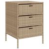 vidaXL Putekasse beige 55x59x80 cm polyrotting