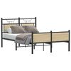 vidaXL Sengeramme uten madrass sonoma eik 120x190 cm konstruert tre