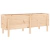 vidaXL Høybed for hage 160x50x57 cm heltre furu