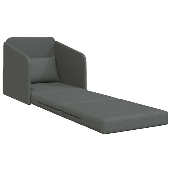 vidaXL Sofa seng Mørkegrå 65 x 80 x 83 cm Fløyel