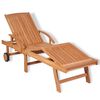 vidaXL Solseng heltre teak