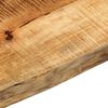 vidaXL Bordplate 140x30x3,8 cm naturlig kant grovt heltre mangotre