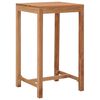vidaXL Utend&oslash;rs barbord 60x60x105 cm heltre teak