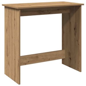 vidaXL Skrivebord artisan eik 80x40x75 cm konstruert tre