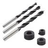 wolfcraft 3 Dyvelbor med dybdestopper 6, 8, 10 mm 2730000