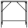 vidaXL Konsollbord grå sonoma 75x32x75 cm konstruert tre