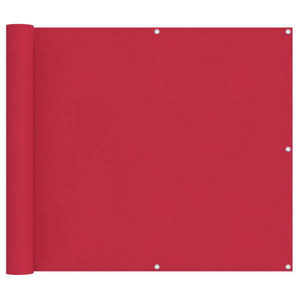 vidaXL Balkong Skjerm Burgunder 100 x 300 cm Oxford Stoff