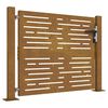 vidaXL Hageport 100x75 cm cortenst&aring;l firkantet design
