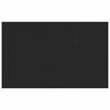 vidaXL Vinduskarmer Svart med trestruktur 80 x 50 x 4,5 cm PVC