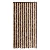vidaXL Fluegardin beige og lysebrun 100x200 cm chenille