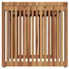 vidaXL Hagesidebord Brun 45 x 42.5 x 45 cm Heltre teak
