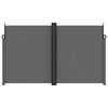 vidaXL Uttrekkbar sidemarkise 200x1000 cm antrasitt