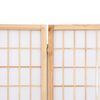 vidaXL Sammenleggbar romdeler 6 paneler japansk stil 240x170 cm svart