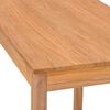 vidaXL Utendørs barbord 110x60x105 cm heltre teak