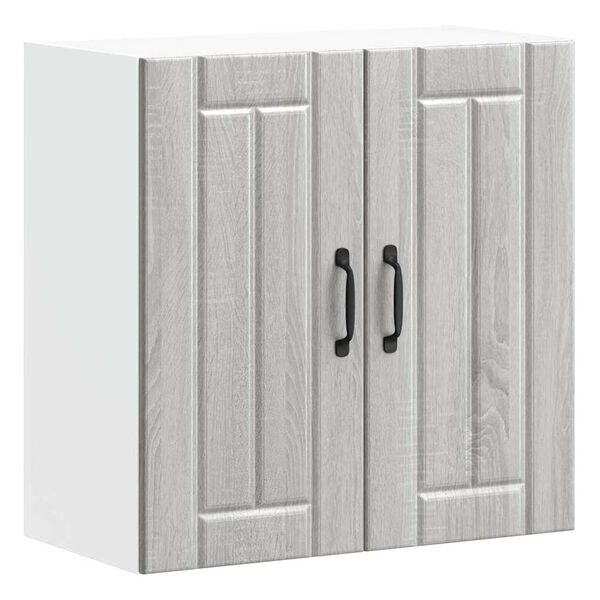 vidaXL Kjøkken veggskap Lucca grå sonoma konstruert tre