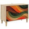 vidaXL TV-skap BONN 69 x 33 x 50 cm Sonoma Konstruert tre
