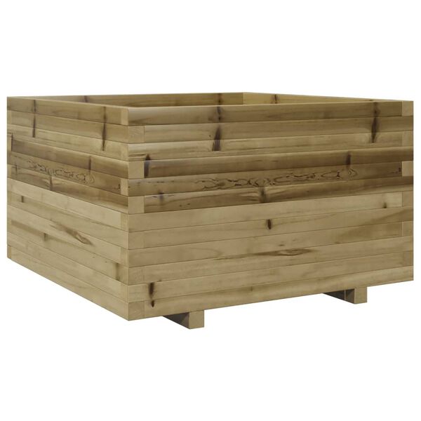 vidaXL Plantekasse 80x80x49,5 cm impregnert furu