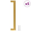 vidaXL Skaph&aring;ndtak 5 stk gulv 192 mm rustfritt st&aring;l