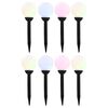 vidaXL Utend&oslash;rs sollampe 8 stk LED kuleformet 15 cm RGB