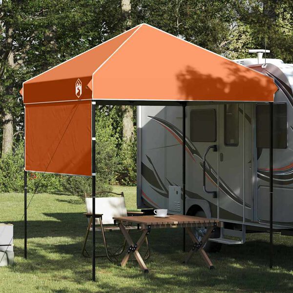 vidaXL Canopy telt Oransje 194 x 194 x 251 cm stoff