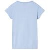 T-skjorte for barn bl&aring; 104