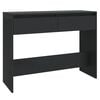 vidaXL Konsollbord svart 100x35x76,5 cm konstruert tre