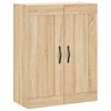 vidaXL Highboard sonoma eik 69,5x34x180 cm konstruert tre