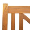 vidaXL Svingbenk Brun 110 x 56 x 58.5 cm Solid akasietre
