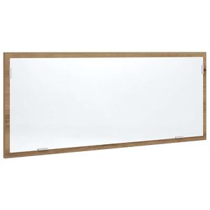 vidaXL Baderomsspeil med LED artisan eik 100x8,5x37 cm konstruert tre