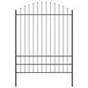 vidaXL Hage Hegning 7 pcs Gr&aring; 170 x 225 cm Pulverlakkert st&aring;l