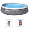 Bestway Oppbl&aring;sbart basseng Fast Set med pumpe 396x84 cm