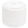 vidaXL Universaltau i polypropylen 18 mm 50 m Hvit PP