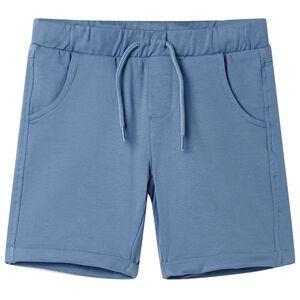 vidaXL Barneshorts med snor m&oslash;rkebl&aring; 92