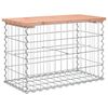 vidaXL Hagebenk gabiondesign 63x31,5x42 cm heltre douglasgran