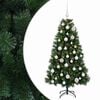 vidaXL Kunstig juletre med julekule 120 cm 150 LED-lys Varmhvit